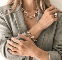 Load image into Gallery viewer, Silver Statement Ring, Large Pearl Ring, Pearl Statement Ring, Chunky Pearl Ring ,Topaz Jewelry