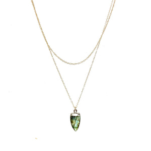 Long Labradorite Arrow - Topaz Custom Jewelry