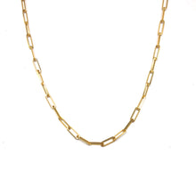 Load image into Gallery viewer, 10K Gold Paperclip Chain - Topaz Jewelry
