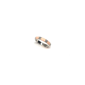 Thin Enamel Rings,Colorful Enamel Ring,Pink Stackable Enamel Ring,Topaz Jewelry