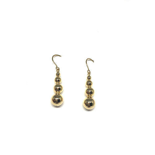 Four ball earrings - Topaz Custom Jewelry