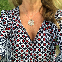 Load image into Gallery viewer, Sterling Silver Shema Israel Necklace,Judaica Jewelry,Jewish Jewelry, - Topaz Jewelry