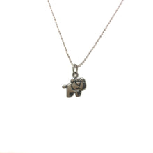 Load image into Gallery viewer, Sterling Silver Dog Pendant ,Sterling Silver Dog Charm Necklace
