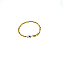 Load image into Gallery viewer, Gold Filled Hamsa Stretch Bracelet 

