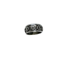 Load image into Gallery viewer, Silver Ring with star of David design 
