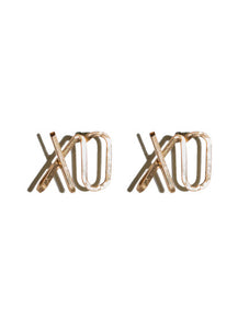 XO Post Earrings - Topaz Jewelry