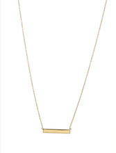 Load image into Gallery viewer, Gold Bar Necklace - Topaz Jewelry
