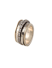 Load image into Gallery viewer, Chakra Meditation Ring - Topaz Jewelry
