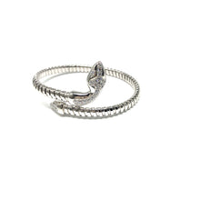 Load image into Gallery viewer, Silver Snake Cuff,Statement  Snake Cuff - Topaz Jewelry
