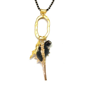 Statement Shell Charm Necklace - Topaz Jewelry