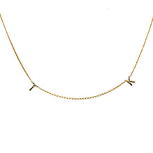 Load image into Gallery viewer, Tiny Floating Initial Necklace - Topaz Custom Jewelry
