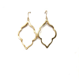 Moroccan Shape Earrings - Topaz Jewelry