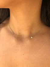 Load image into Gallery viewer, Tiny Floating Initial Necklace - Topaz Custom Jewelry
