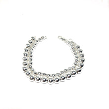 Load image into Gallery viewer, Sterling Silver Tiffany Style Bracelet,Silver Balls Bracelet,Silver Bracelet
