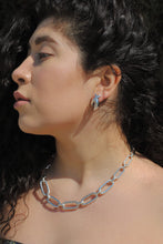 Load image into Gallery viewer, Sterling Silver X Earrings ,Everyday Earrings- Topaz Custom Jewelry
