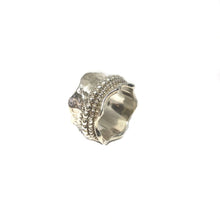 Load image into Gallery viewer, Sterling Silver Spinner Ring,Silver Meditation Ring,Everyday Meditation Ring,Topaz Jewelry
