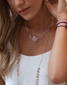 Rose Necklace - Topaz Custom Jewelry