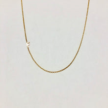 Load image into Gallery viewer, Dainty Gold Letter Necklace,10K Gold Initial A Necklace,Letter Necklace,Topaz Jewelry
