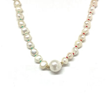 Load image into Gallery viewer, Pearl Necklace,Pearl Choker,Colour Pop Pearl Necklace,Topaz Jewelry
