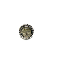 Load image into Gallery viewer, Twisted Cable Labradorite Ring - Topaz Jewelry
