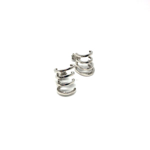 Multi Post Sterling Silver Post Earrings - Topaz Jewelry