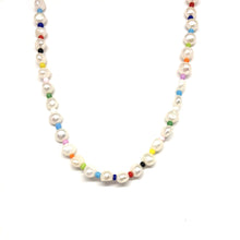Load image into Gallery viewer, Freshwater Pearls,Colourful Beads,Necklace,Topaz Jewelry
