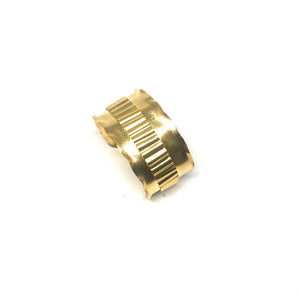 Statement Gold Cuff,Matt Gold Cuff - Topaz Jewelry