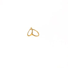 Load image into Gallery viewer, Gold filled Oval Ring,Gold Oval Ring,Topaz Jewelry
