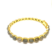 Load image into Gallery viewer, Labradorite Bangle,Gemstone Bangle- Topaz Jewelry
