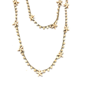 Sandalwood Horn Necklace - Topaz Custom Jewelry