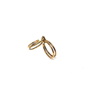 Double Hoop Earrings - Topaz Jewelry