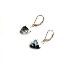 Load image into Gallery viewer, Everyday Earrings,Gemstone Earrings,Black and White Opal Earrings,Topaz Jewelry
