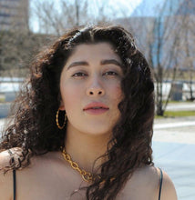 Load image into Gallery viewer, Gold Plated Textured Hoops - Topaz Jewelry
