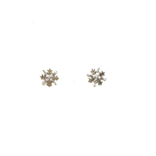 Load image into Gallery viewer, Snowflake Post Earrings - Topaz Jewelry
