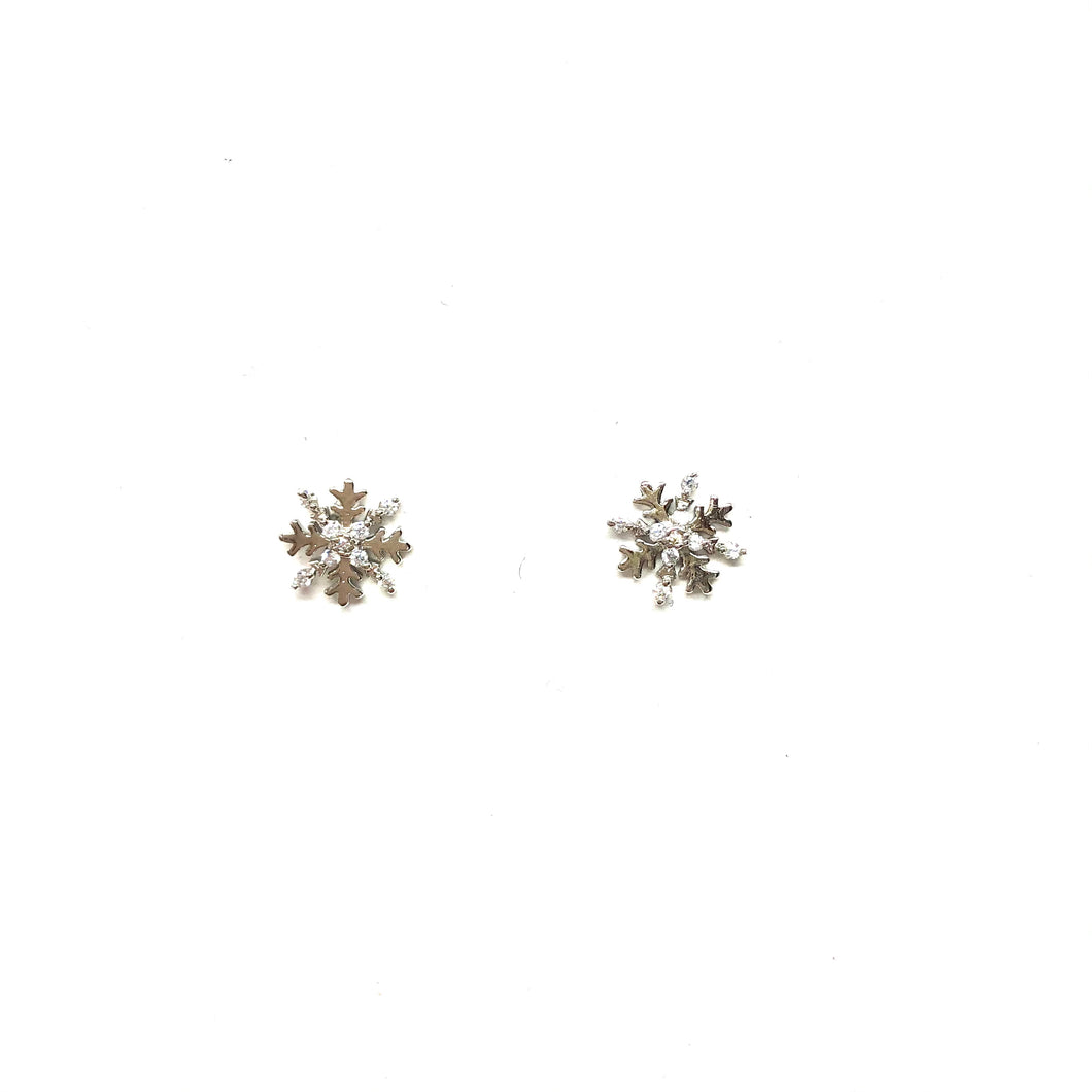 Snowflake Post Earrings - Topaz Jewelry