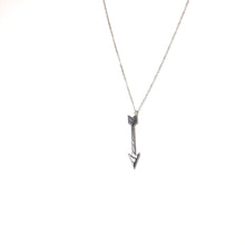 Load image into Gallery viewer, Sterling Silver Arrow Necklace,Love Arrow Necklace,Topaz Jewelry
