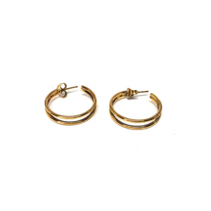 Double Hoop Earrings - Topaz Jewelry