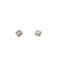 Load image into Gallery viewer, Snowflake Post Earrings - Topaz Jewelry
