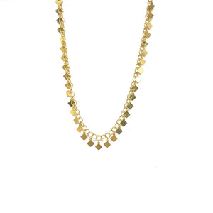 Dangle Squares Necklace - Topaz Custom Jewelry