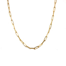 Load image into Gallery viewer, 10K Gold Paperclip Chain - Topaz  Jewelry
