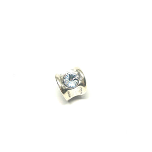 Silver Statement Ring,Swarovski Crydtal Statement Ring,Topaz Jewelry