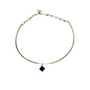 Blue Lapis choker - Topaz Jewelry