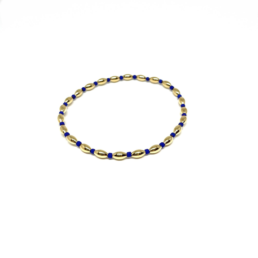Oval Blue Bracelet