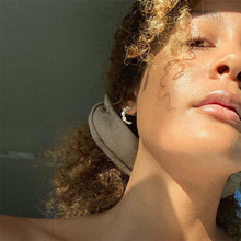 Load image into Gallery viewer, Lani Pearl Hoop Earrings

