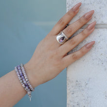 Load image into Gallery viewer, Amethyst Stretch Bracelet,Purple Semi Precious Stones Stretch Bracelet,Topaz Jewelry
