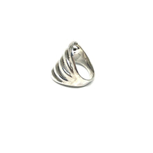 Load image into Gallery viewer, Sterling Silver Statement Ring, Everyday Silver Ring, Topaz Jewelry
