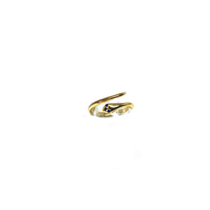 Gold Plated Snake Ring,Izzy Snake Ring - Topaz Jewelry