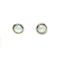 Load image into Gallery viewer, Swarovski Crystal Stud Earrings,White Crystal Post Earrings,Everyday Post Earrings,Topaz Jewelry
