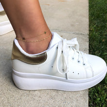 Load image into Gallery viewer, Solid Gold Stars Anklet,Star Solid Gold Anklet,Gold Stars Anklet,Star Anklet - Topaz Jewelry
