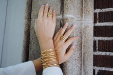 Load image into Gallery viewer, Gold XXX Cuff - Topaz Custom Jewelry
